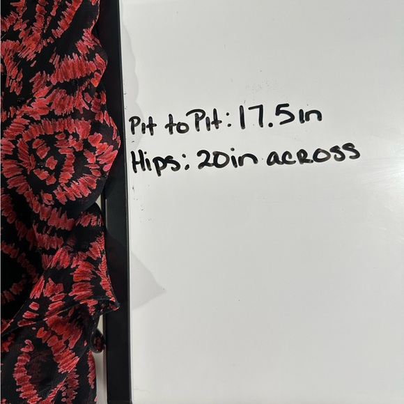 Eva Blue Dress Size 8 Petite Black Red Beaded Sequin Y2K Asymmetrical Whimsygoth - Picture 11 of 11